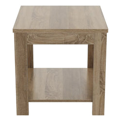 Avf Calibre Side Table Rustic Sawn Oak Living Room Storage-Furniture Kingdom
