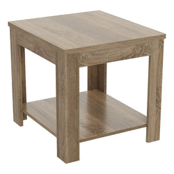 Avf Calibre Side Table Rustic Sawn Oak Living Room Storage-Furniture Kingdom