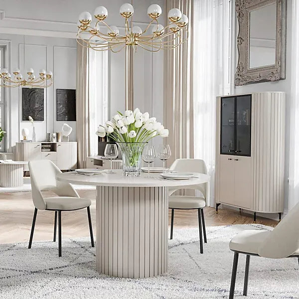 Cashmere Zante ZA8 Dining Table 1200mm Warm Modern Home-Furniture Kingdom