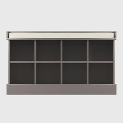 Gfw Kempton Open Shoe Bench Grey For Hallways Storage-Furniture Kingdom