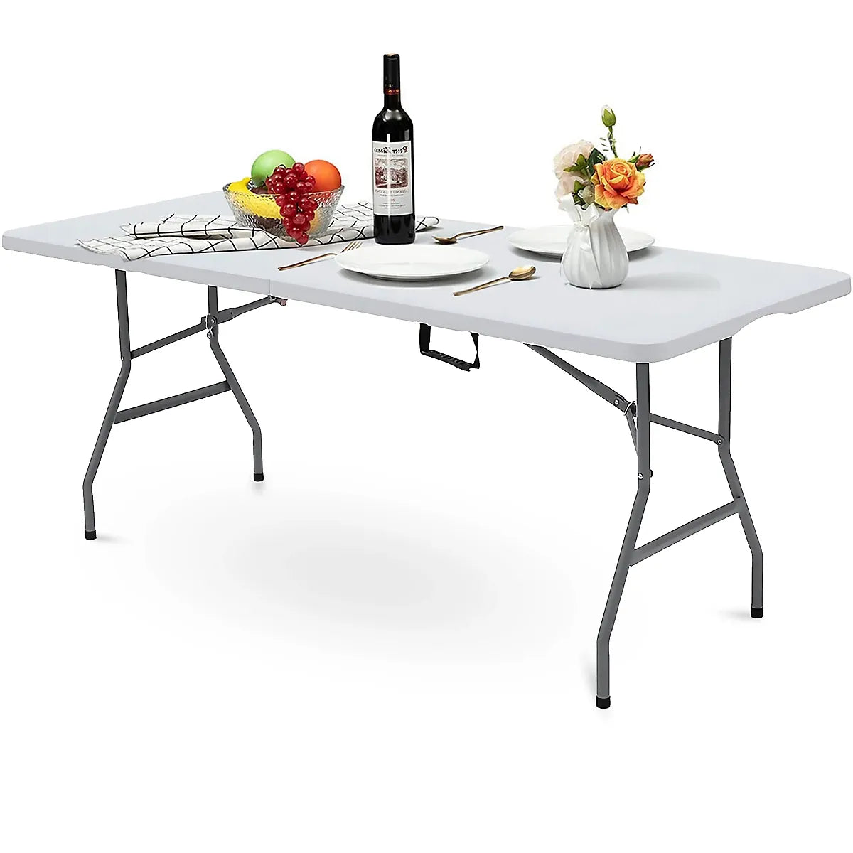 Heavy Duty Folding Trestle Table 6ft For Outdoor Catering-Furniture Kingdom