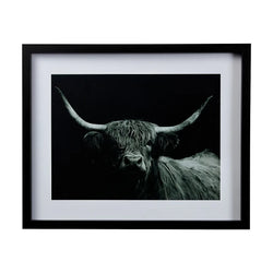 Highland Spirit Bull Framed Print For Home Decor Wall Art-Furniture Kingdom