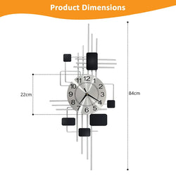 Large Modern Luxury Wall Clock For Living Room Decor-Furniture Kingdom