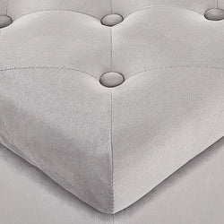 Loretto Velvet Storage Pouffe for Glamorous Living Rooms-Furniture Kingdom