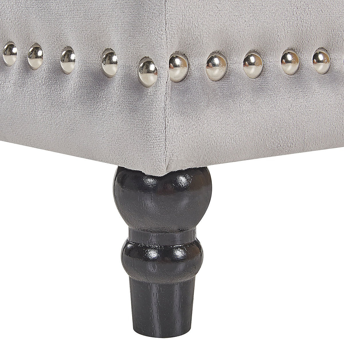 Loretto Velvet Storage Pouffe for Glamorous Living Rooms-Furniture Kingdom