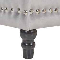 Loretto Velvet Storage Pouffe for Glamorous Living Rooms-Furniture Kingdom