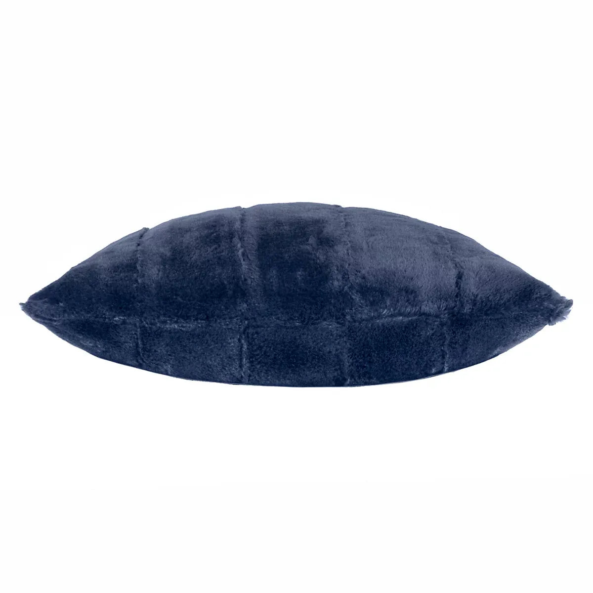 Paoletti Empress Navy Faux Fur Cushion For Home Decor-Furniture Kingdom