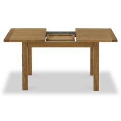 Roseland Furniture Broadway Oak Extendable Table 4 6 Seater-Furniture Kingdom