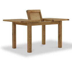 Roseland Furniture Broadway Oak Extendable Table 4 6 Seater-Furniture Kingdom