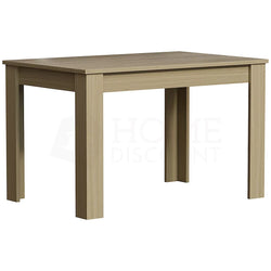Vida Designs Medina Oak 4 Seater Dining Table Sturdy Family-Furniture Kingdom